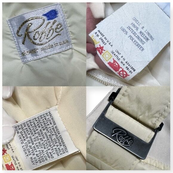 Vintage Robbe Women’s Snowsuit Bib Overalls Snow Bunny Winter Sports Ski Gear - Picture 8 of 11